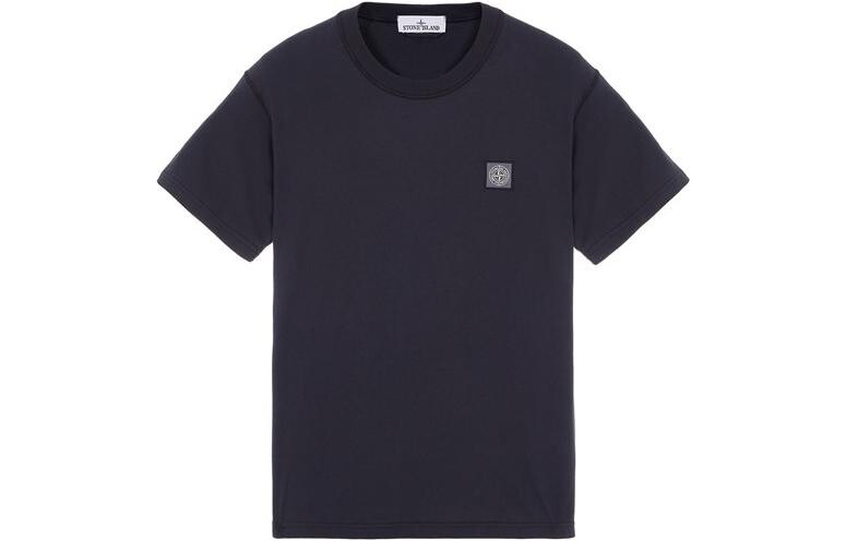 

Футболка мужская темно-синяя Stone Island, темно-синий