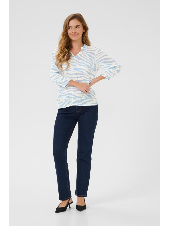 

Блузка Kaffe, цвет soft chambray/chalk graphic