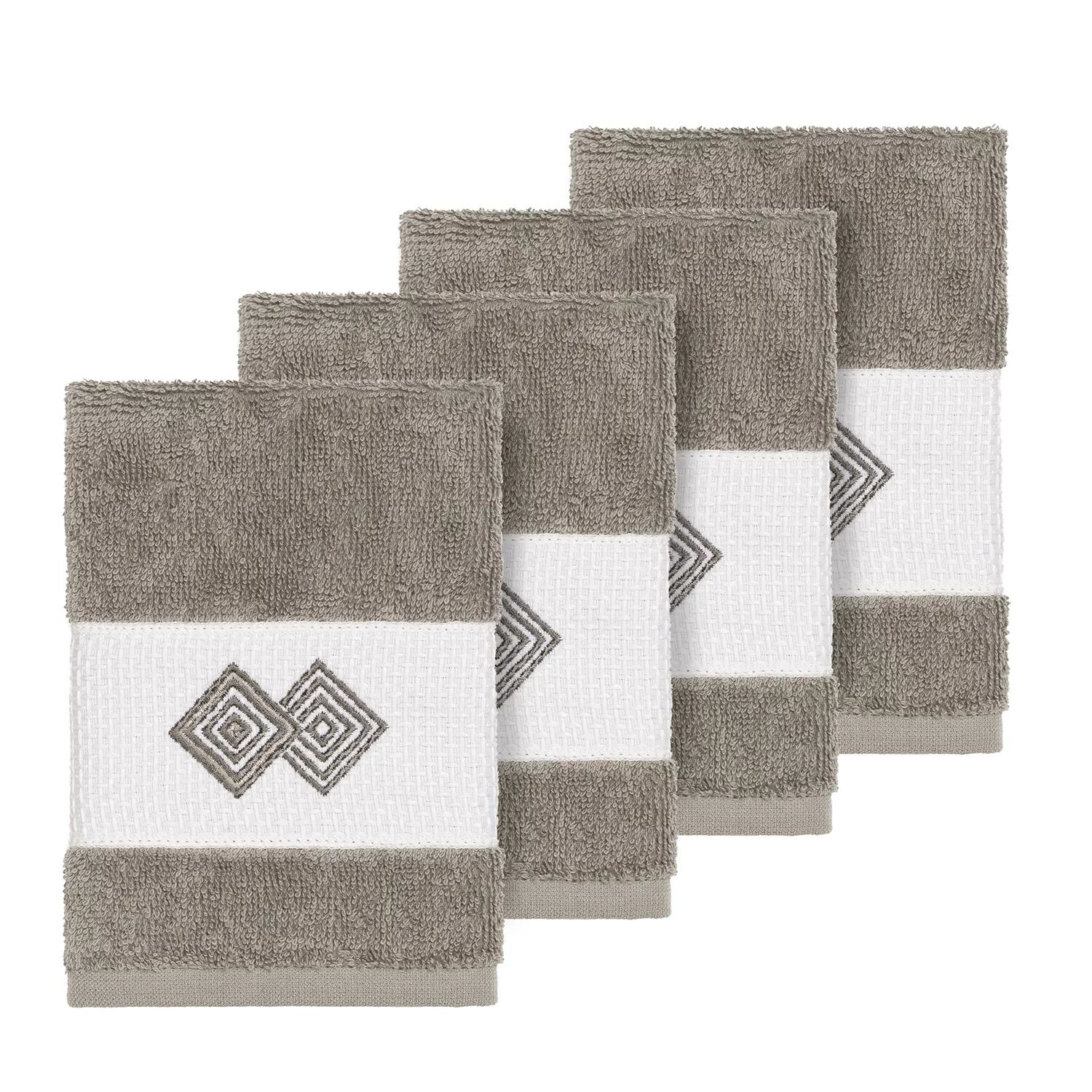 

Linum Home Textiles Набор мочалок с украшением из турецкого хлопка Noah