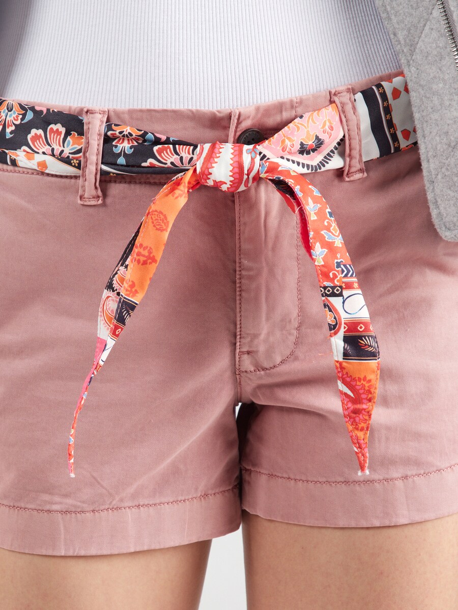 Узкие брюки-чинос Superdry Classic, темно-розовый — фото 3