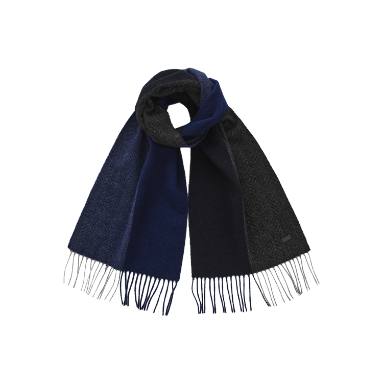 

Вязаный шарф Unisex ELLE, темно-синий