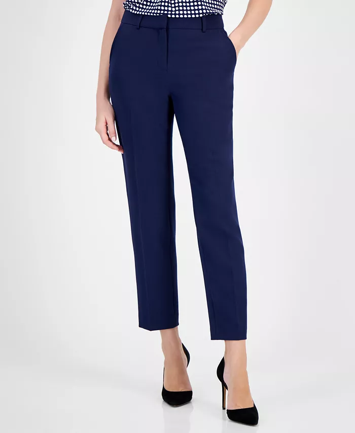 

Женские брюки Grace Mid Rise с прямыми штанинами до щиколотки Anne Klein, синий