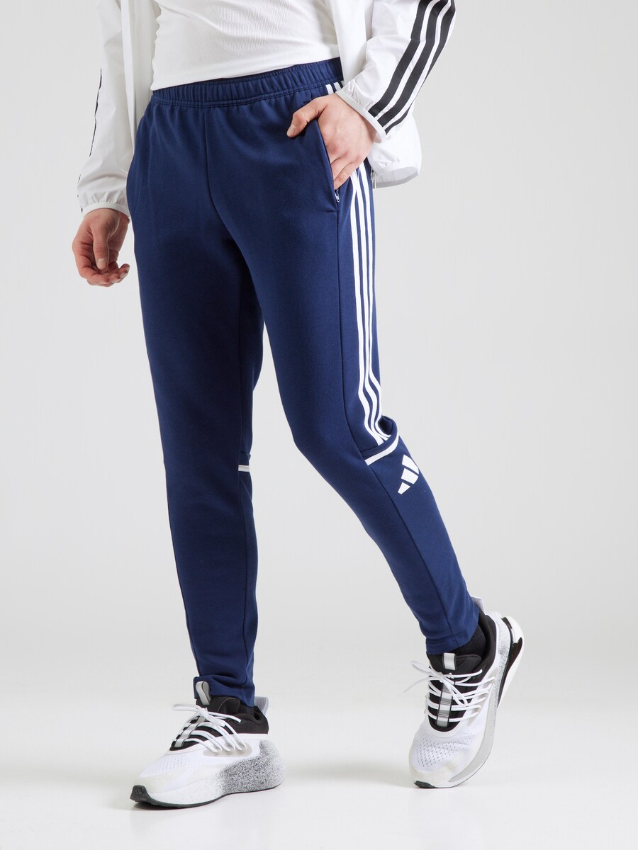 Зауженные тренировочные брюки ADIDAS PERFORMANCE, темно-синий — фото 2