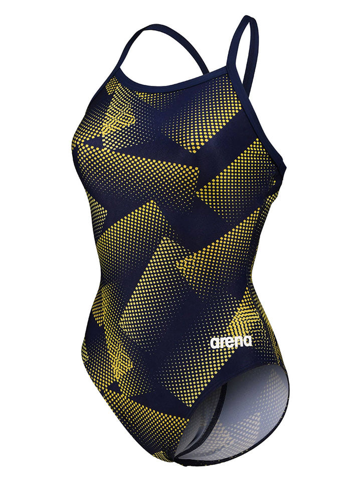 

Arena Купальник темно-синего/желтого цвета, Синий, Arena Купальник темно-синего/желтого цвета