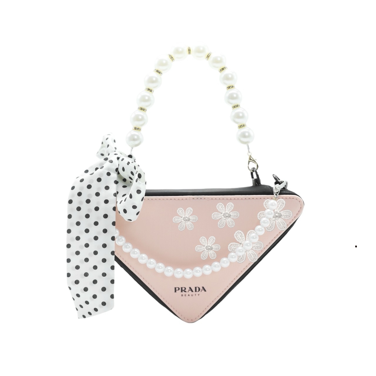 

Косметички и сумки для туалетных принадлежностей унисекс PRADA, черный/розовый