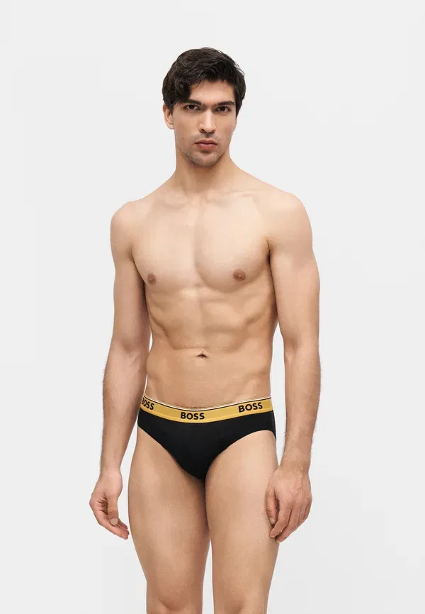 Трусы Boss, модель Power 3 pack briefs, черный — фото 2