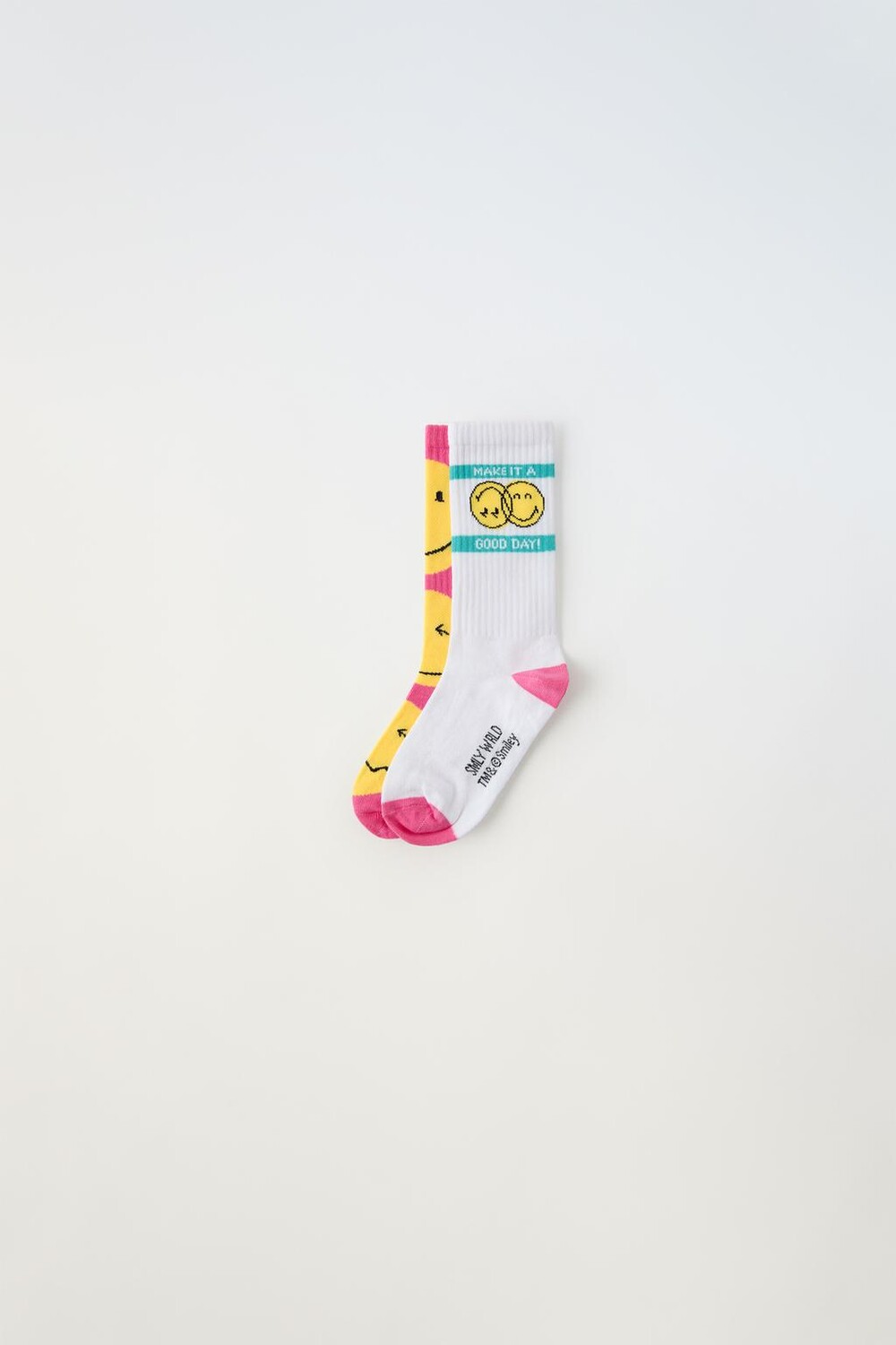 

Упаковка из двух пар носков smileyworld ZARA, фуксия
