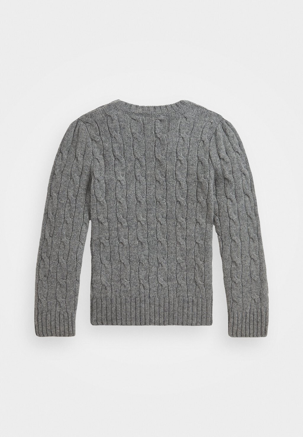

Вязаный свитер CABLE-KNIT WOOL-CASHMERE JUMPER Ralph Lauren, серый