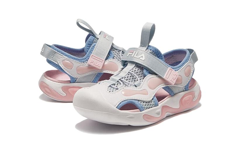 Износостойкие детские сандалии Illusion Blue Мягкий голубой для детей 3-7 лет FILA KIDS, Illusion Blue/Светло-голубой — фото 2