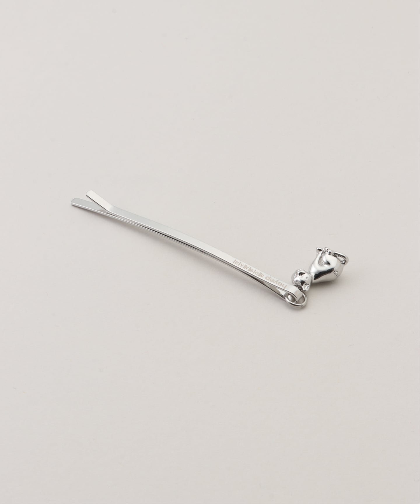 Heyep/ Заколки для волос с подвеской в виде кошки Heyep Grise, Silver — фото 3