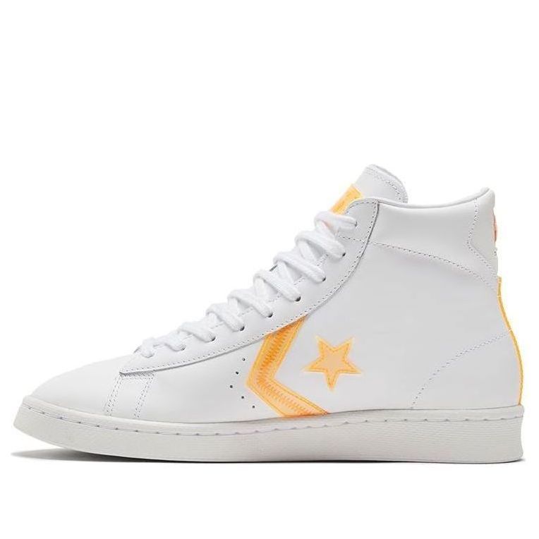 

Кеды Converse Pro Leather High 'Hi-Vis Collection - White Flash Orange', белый