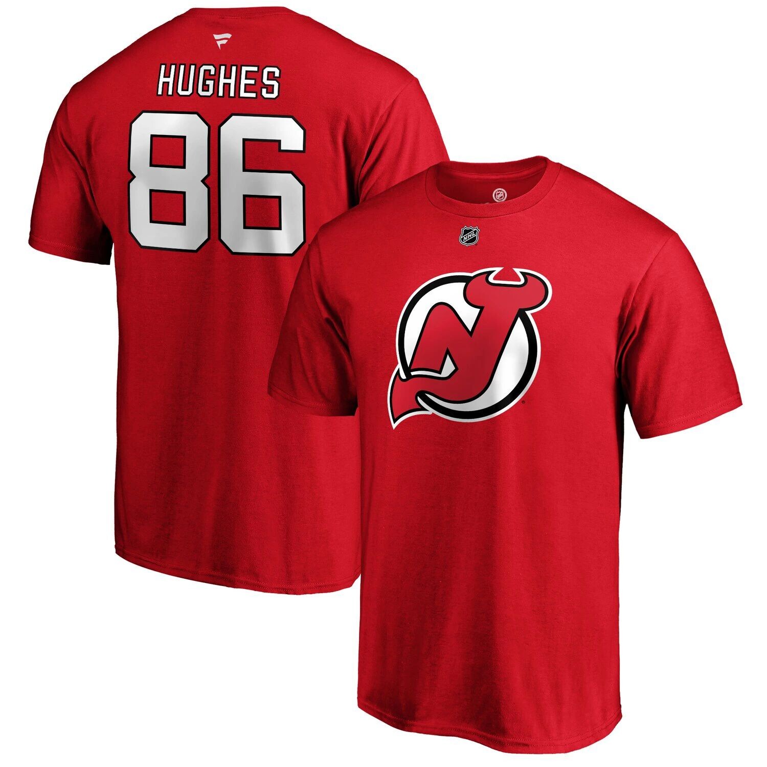 

Мужская красная футболка с логотипом Jack Hughes New Jersey Devils с аутентичным именем и номером Stack Fanatics, Красный, Мужская красная футболка с логотипом Jack Hughes New Jersey Devils с аутентичным именем и номером Stack Fanatics