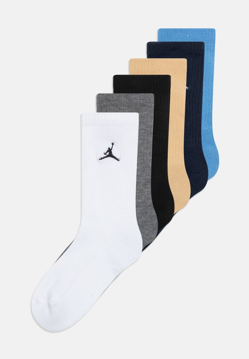 

Спортивные носки Everyday Essentials Crew 6 Pack Jordan, цвет obsidian