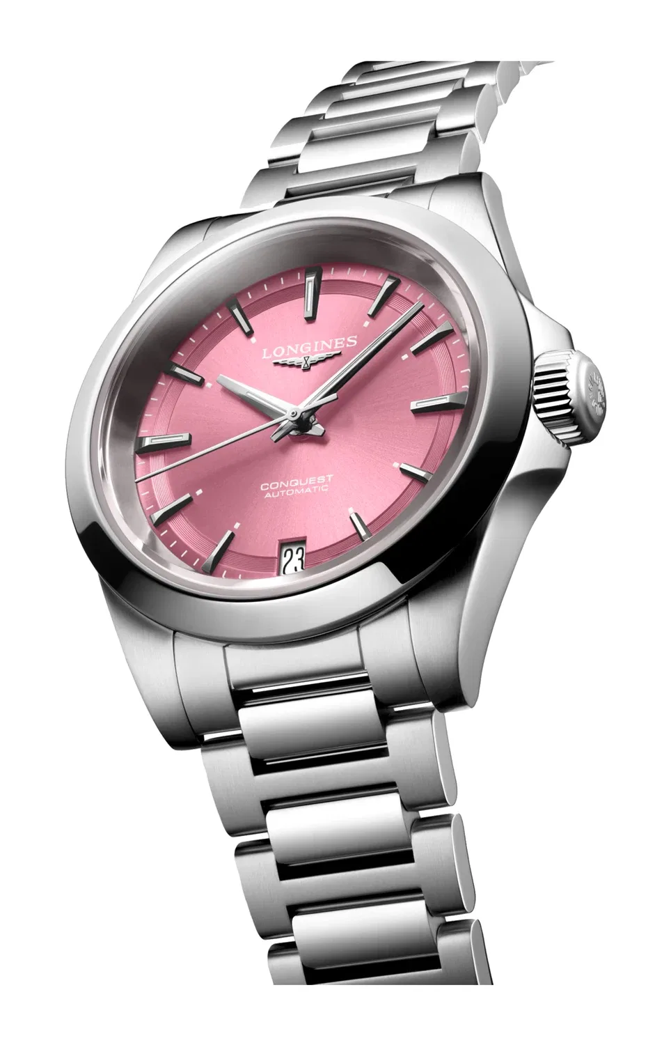 КОНКВЕСТ 34 ММ - L3.430.4.99.6 LONGINES, серебряный — фото 3