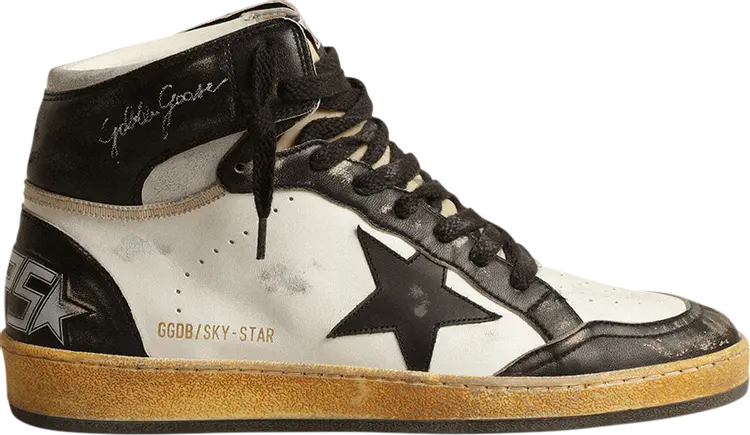 

Кроссовки Golden Goose Sky Star High 'Black White Ice', белый, Серый, Кроссовки Golden Goose Sky Star High 'Black White Ice', белый