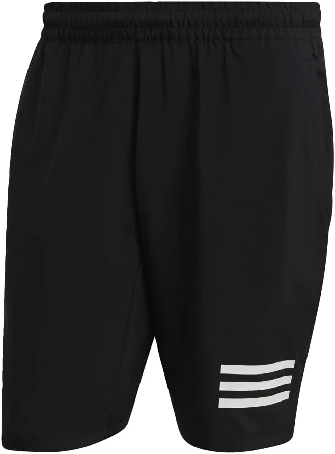 adidas мужские клубные полосатые спортивные шорты casual - grey — фото 3