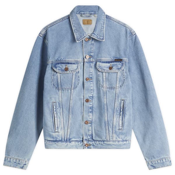 

Джинсовая куртка Дэнни Nudie Jeans Co, голубой