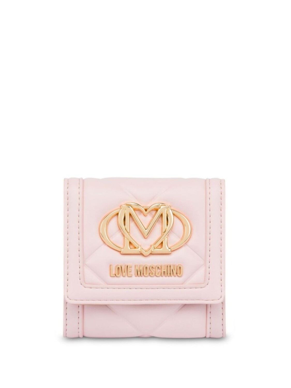 

Кошелек с логотипом Love Moschino, розовый