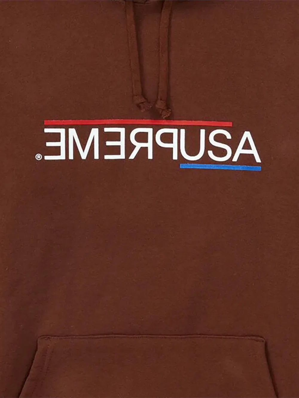 Толстовка с длинными рукавами производства США Supreme, коричневый — фото 2