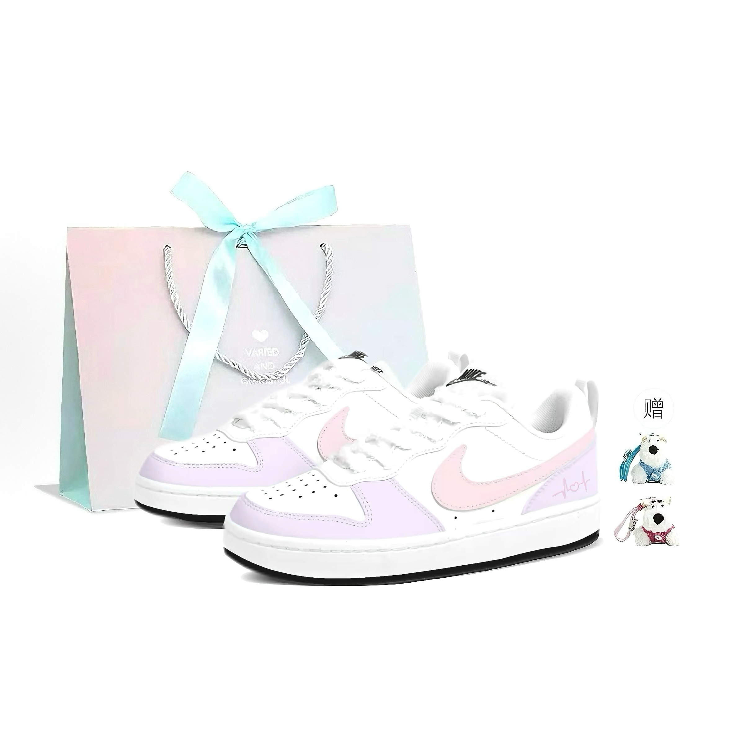 

Детские скейтерские кроссовки Court Borough для младших школьников Nike, фиолетовый