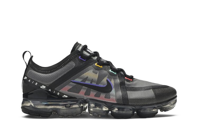 

Кроссовки Nike Air VaporMax 2019 SE 'Black Multi', черный
