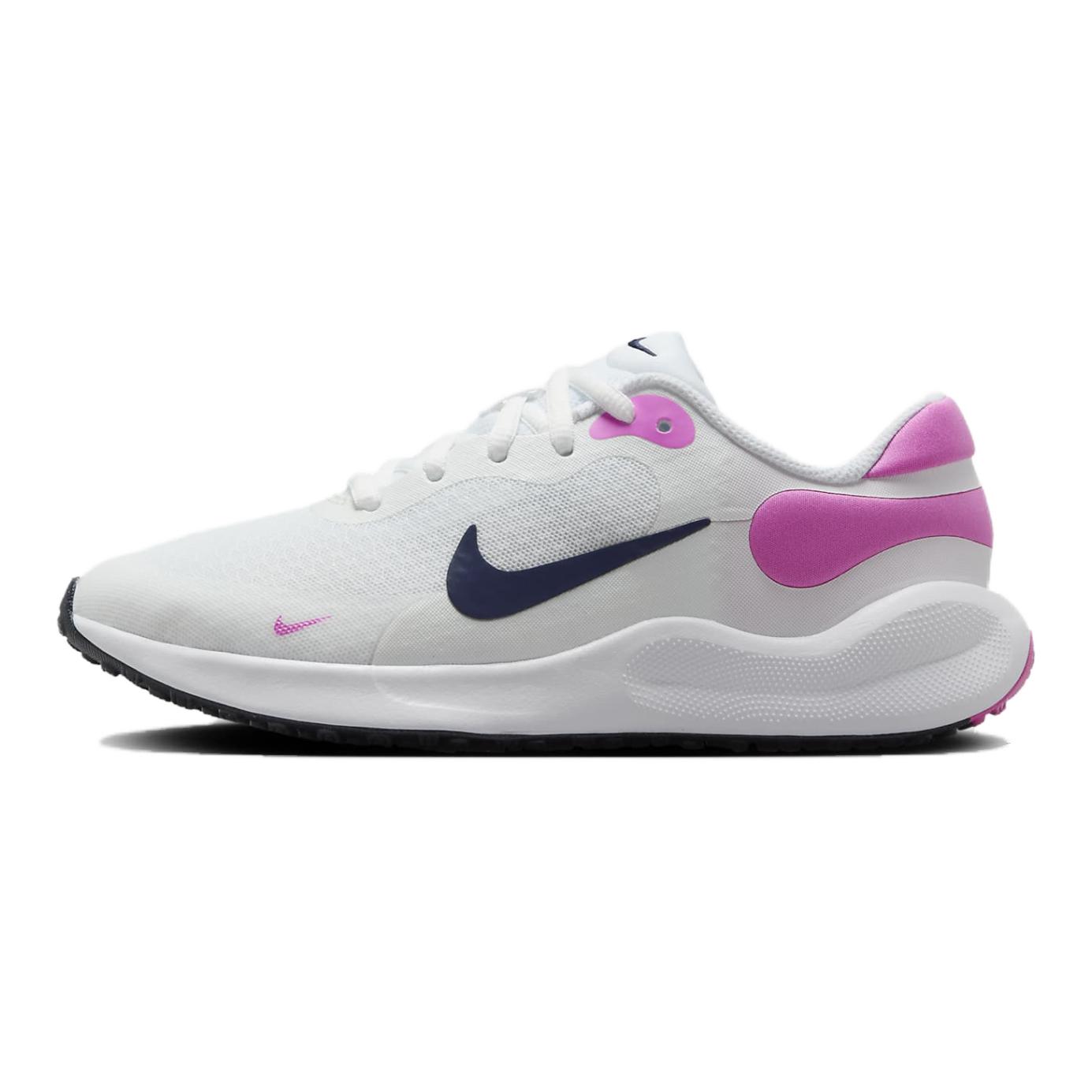 

Nike Детские кроссовки REVOLUTION 7 с низким дышащим верхом, белые, розовые