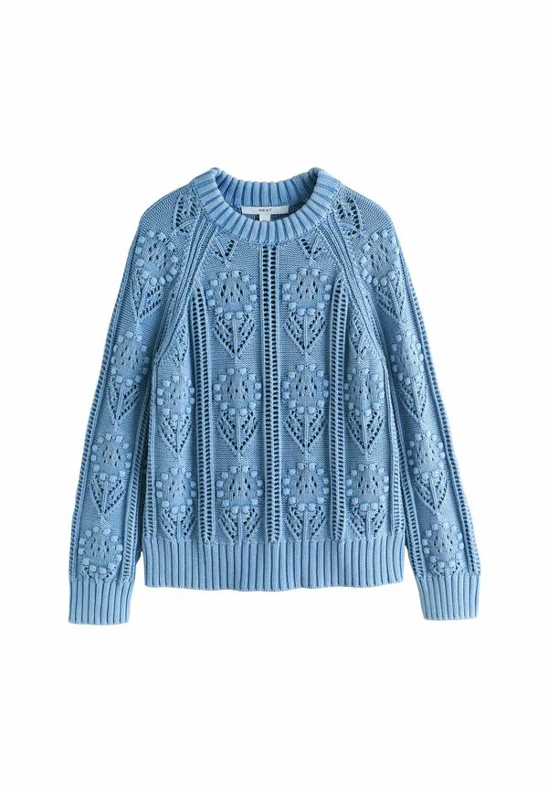 Джемпер стандартного кроя с цветочным узором Next, Blue Washed