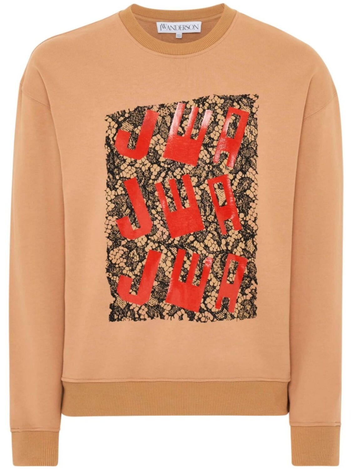 

Толстовка с принтом JW Anderson, нейтральный цвет