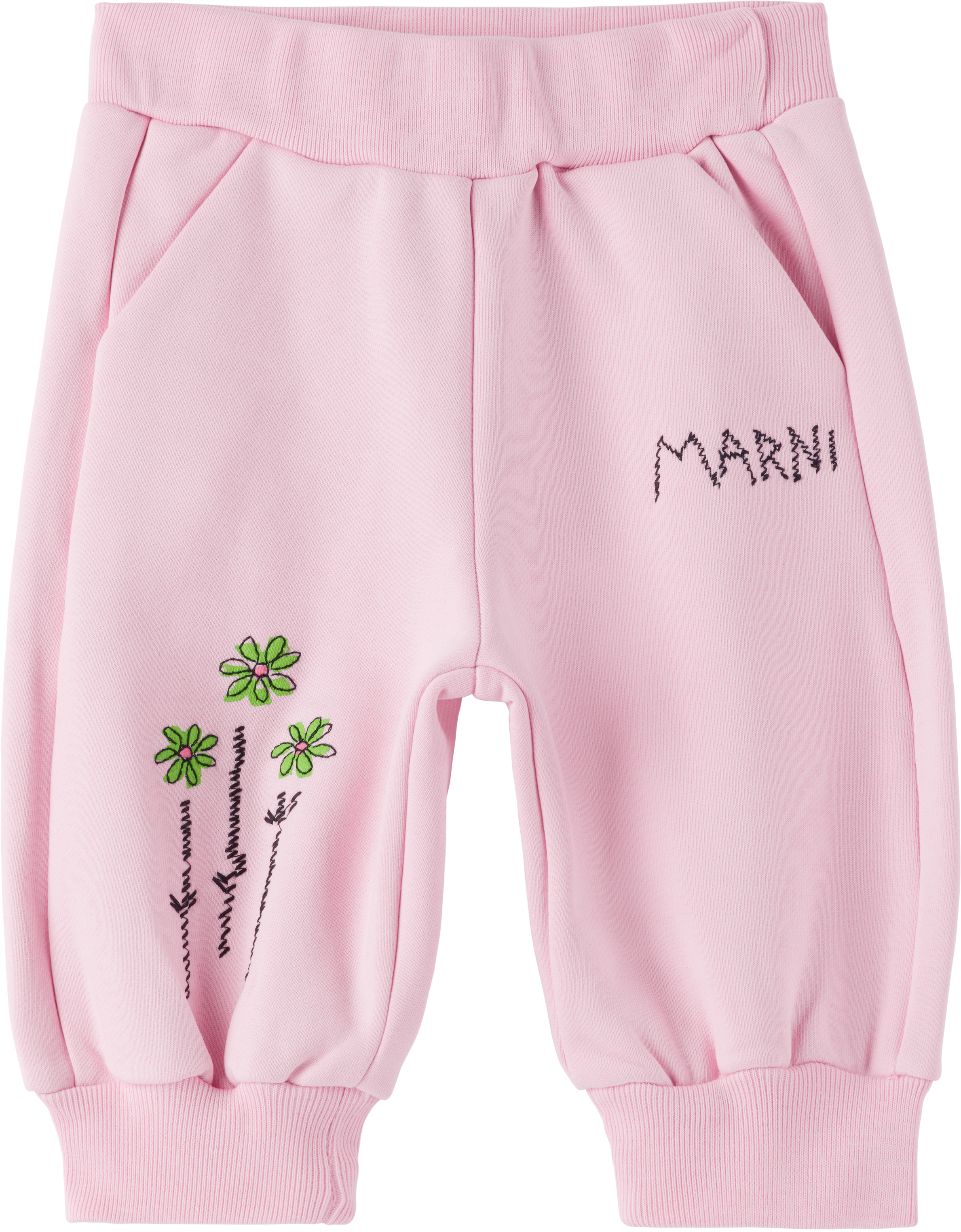 

Детские хлопковые спортивные штаны Marni