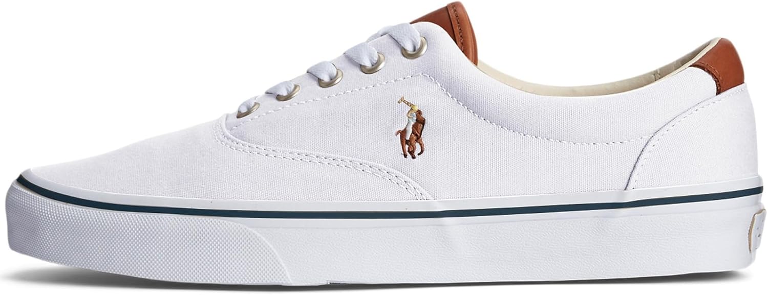 POLO RALPH LAUREN Мужские кроссовки Keaton-Pony, White/Multi — фото 3