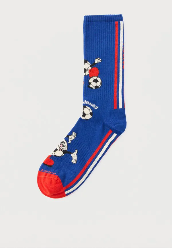 Кроссовки унисекс с символикой чемпионата мира по футболу во франции Happy Socks, Blue