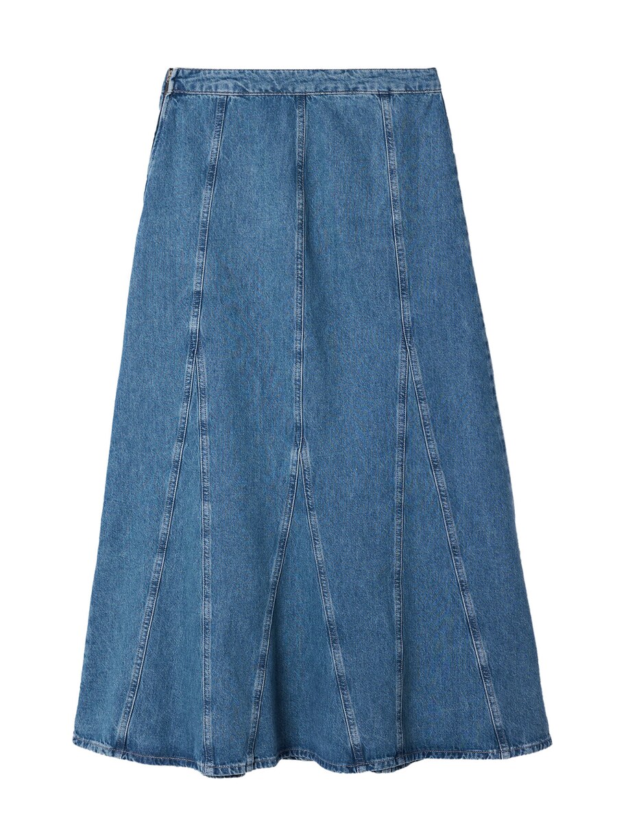 

Юбка миди Desigual Skirt, синий деним