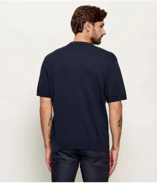 Льняной свитер Kajordino relaxed fit Boss Orange, графитовый — фото 3