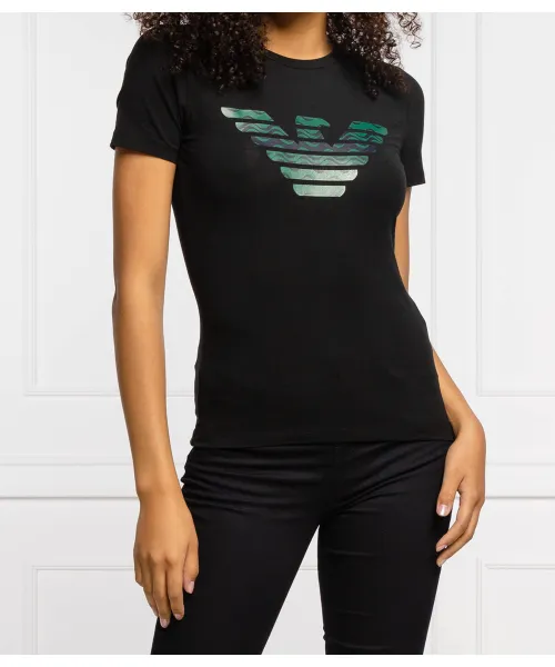 

Футболка Slim fit Emporio Armani, черный