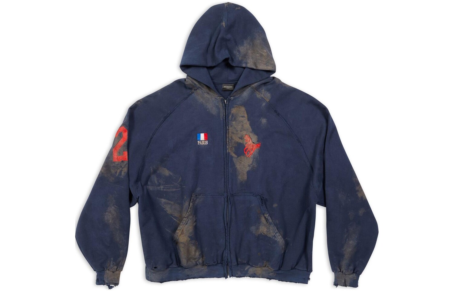 

Куртка унисекс синяя Balenciaga, синий