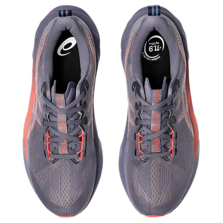 Новейшая модель Novablast 5 Серо-фиолетовый коралловый риф Asics, Серо-фиолетовый — фото 4