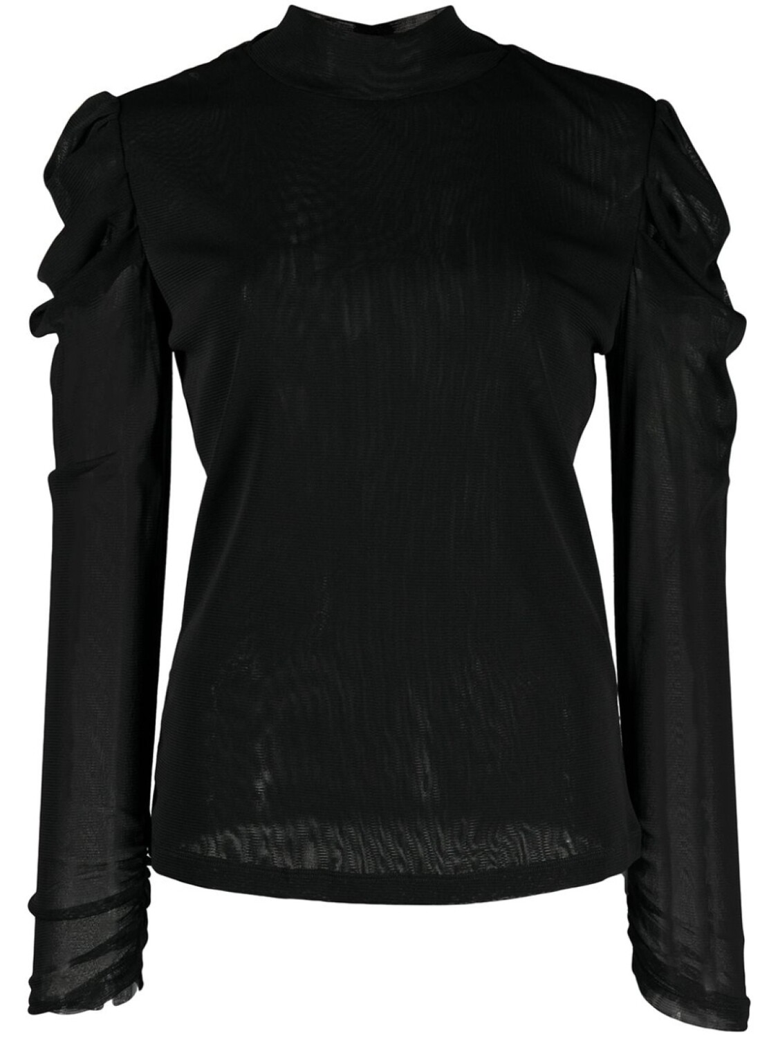 

DVF Diane von Furstenberg топ Remy с сетчатыми вставками, черный