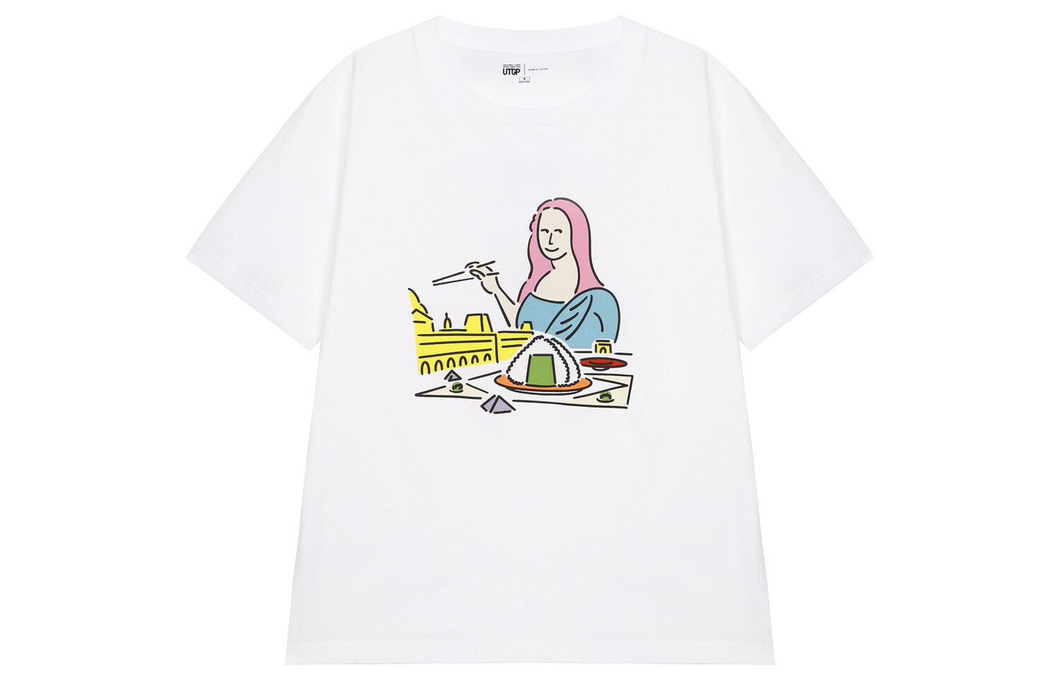 

Футболка X Louvre Co-brand женская белая Uniqlo