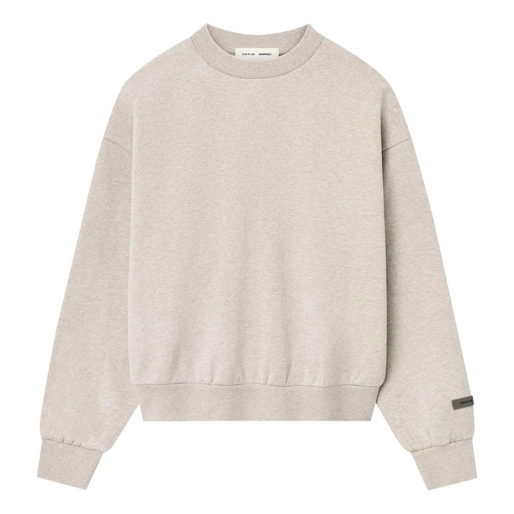 

Свитер Fear of God Essentials Classic Fit Fleece Crewneck 'Heather Stone'