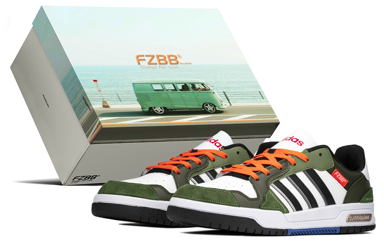 

Кроссовки adidas neo Entrap Skateboarding Shoes Men Low-top Orange/Green, оранжевый/зеленый