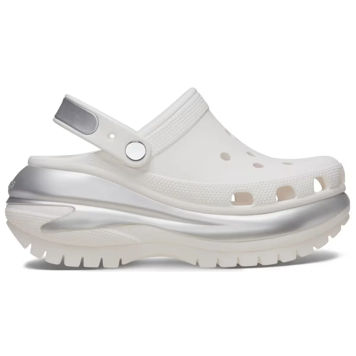 

Unisex Mega Crush Металлические сабо U Crocs Сабо, белый