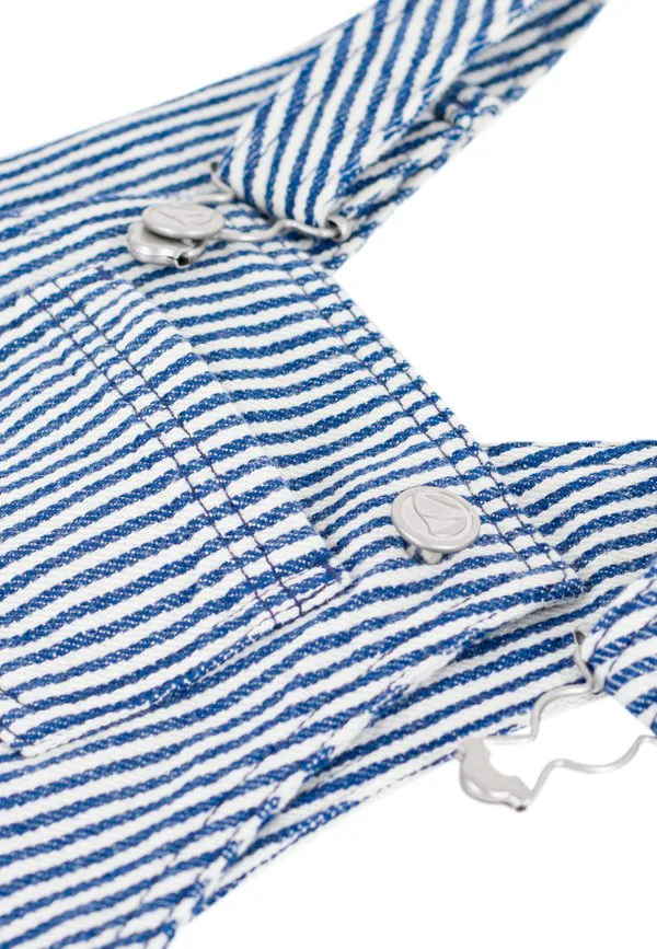 Комбинезон salopette courte dungarees Petit Bateau, Crepuscule Marshmallow — фото 3