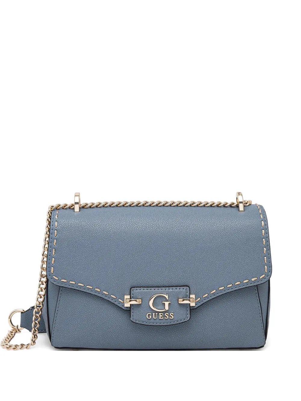 

Сумка с цепочкой и клапаном GUESS USA, синий