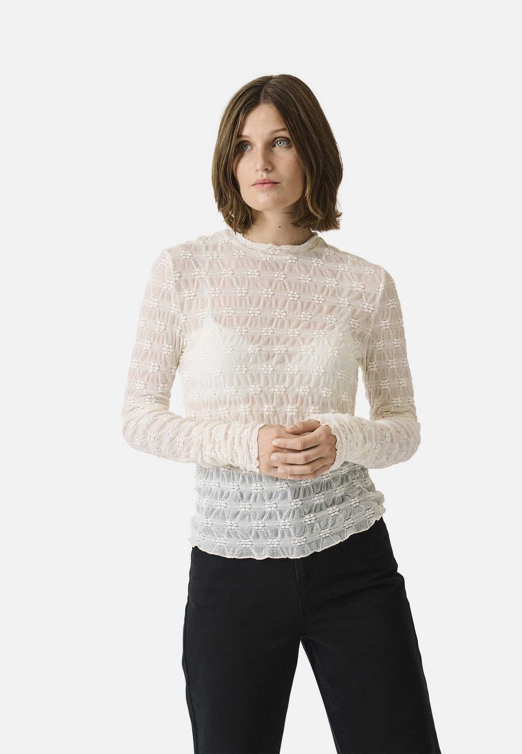 

Топ с длинными рукавами THERANN - Blouse Noa Noa, кремовый
