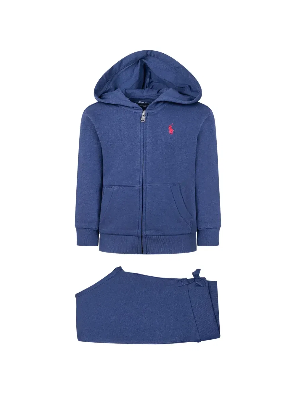 Спортивный костюм на молнии с капюшоном Polo Ralph Lauren Kids, синий