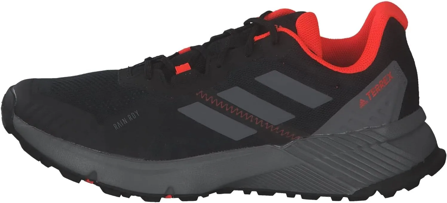 Мужские кроссовки Adidas Terrex Soulstride R.rdy Low (не для футбола), черный/красный/серый — фото 2