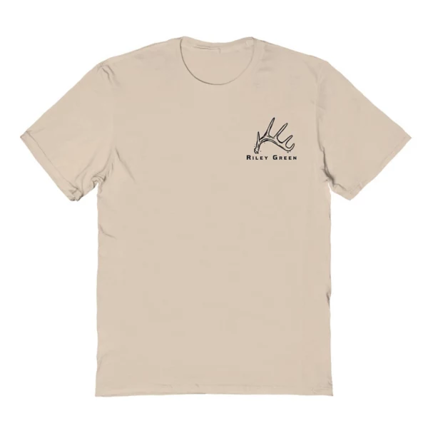 

Мужская футболка с принтом Riley Green Deer Dogger LC Licensed Character, цвет sand