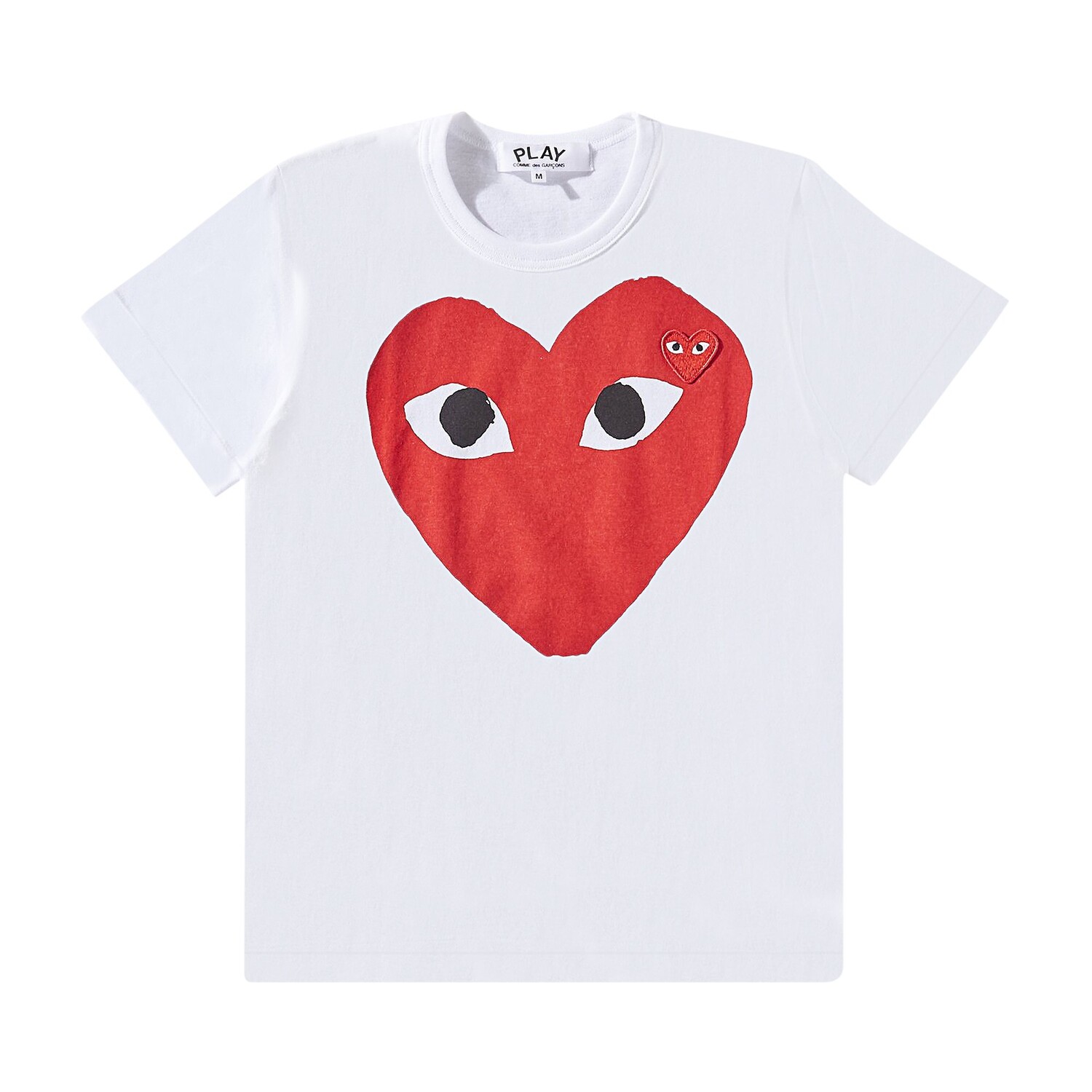 

Футболка с логотипом Comme des Garçons PLAY, цвет Белый