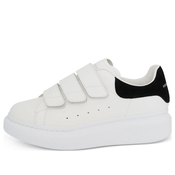 Кроссовки oversized triple strap sneaker 'white black' Alexander Mcqueen, белый