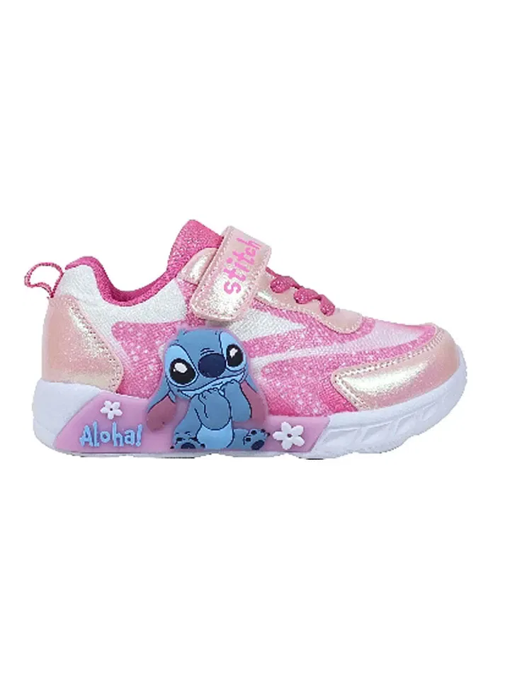 Кроссовки с блестками Lilo & Stitch, розовый